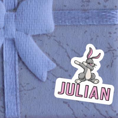 Dabbing Rabbit Sticker Julian Notebook Dabbing Rabbit Sticker Julian Gift package Image