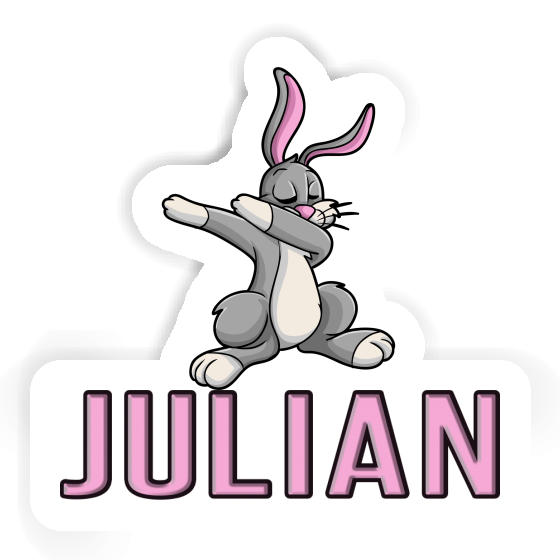 Dabbing Rabbit Sticker Julian Dabbing Rabbit Sticker Julian Image