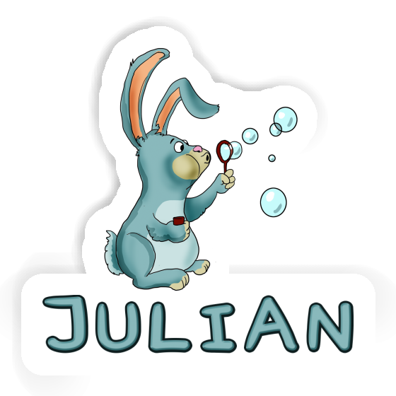 Julian Sticker Rabbit Notebook Julian Sticker Rabbit Gift package Image