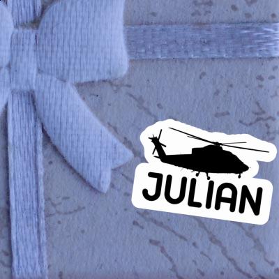 Julian Sticker Helicopter Laptop Julian Sticker Helicopter Laptop Image