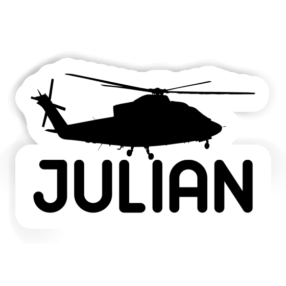 Julian Sticker Helicopter Julian Sticker Helicopter Image