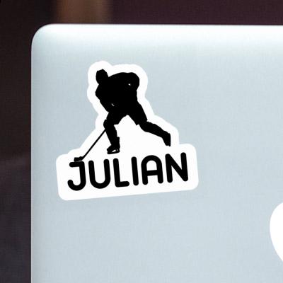 Hockey Player Sticker Julian Laptop Hockey Player Sticker Julian Laptop Image