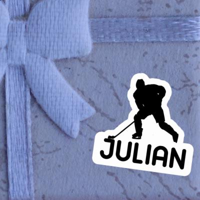 Hockey Player Sticker Julian Notebook Hockey Player Sticker Julian Notebook Image
