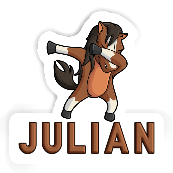 Julian Sticker Dabbing Horse Laptop Julian Sticker Dabbing Horse Laptop Image