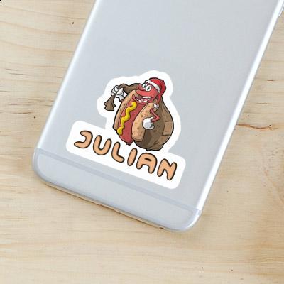 Sticker Julian Hot Dog Sticker Julian Hot Dog Image