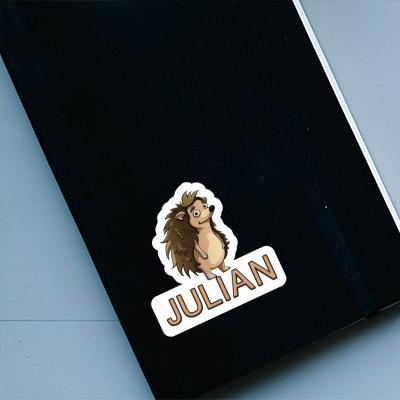 Standing Hedgehog Sticker Julian Notebook Standing Hedgehog Sticker Julian Gift package Image