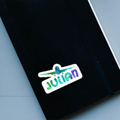 Airplane Sticker Julian Notebook Airplane Sticker Julian Gift package Image