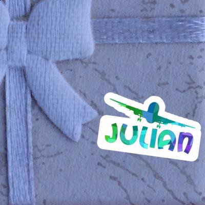 Airplane Sticker Julian Notebook Airplane Sticker Julian Gift package Image