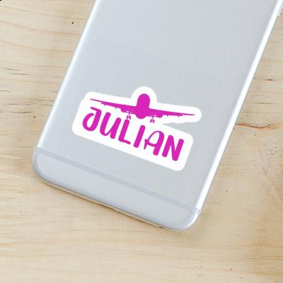 Julian Sticker Airplane Notebook Julian Sticker Airplane Gift package Image