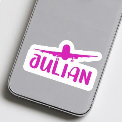 Julian Sticker Airplane Notebook Julian Sticker Airplane Gift package Image