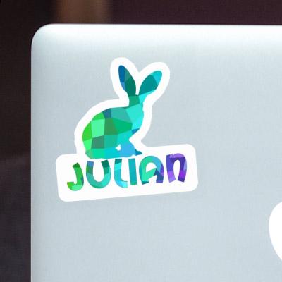 Julian Sticker Rabbit Notebook Julian Sticker Rabbit Gift package Image