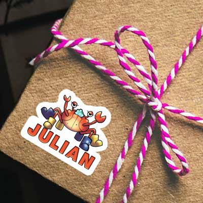 Crab Sticker Julian Laptop Crab Sticker Julian Laptop Image