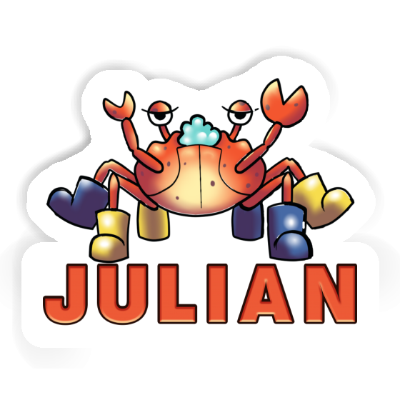 Crab Sticker Julian Notebook Crab Sticker Julian Gift package Image