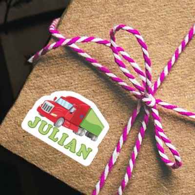 Sticker Truck Julian Notebook Sticker Truck Julian Gift package Image