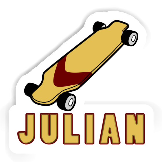 Sticker Julian Longboard Notebook Sticker Julian Longboard Gift package Image