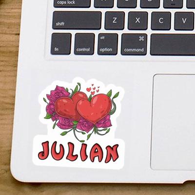 Sticker Julian Heart Notebook Sticker Julian Heart Gift package Image