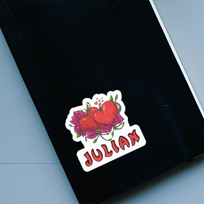 Sticker Julian Heart Laptop Sticker Julian Heart Laptop Image