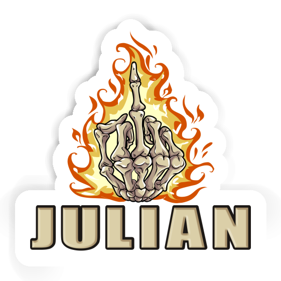 Sticker Middlefinger Julian Sticker Middlefinger Julian Image