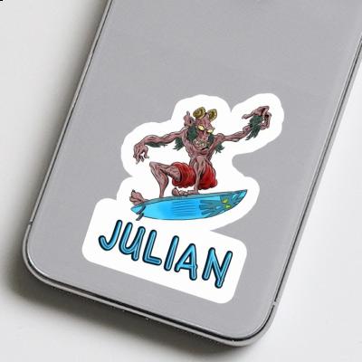Sticker Julian Surfer Notebook Sticker Julian Surfer Gift package Image