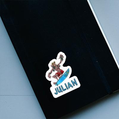 Sticker Julian Surfer Laptop Sticker Julian Surfer Laptop Image