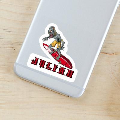 Sticker Julian Surfer Laptop Sticker Julian Surfer Laptop Image