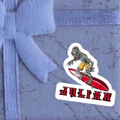 Sticker Julian Surfer Notebook Sticker Julian Surfer Gift package Image