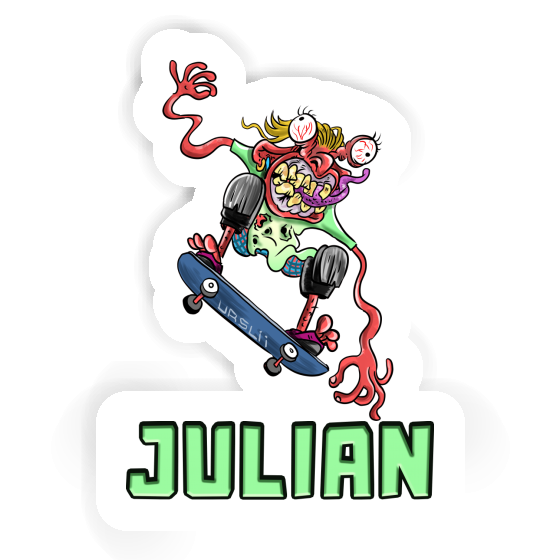 Julian Sticker Skateboarder Laptop Julian Sticker Skateboarder Laptop Image
