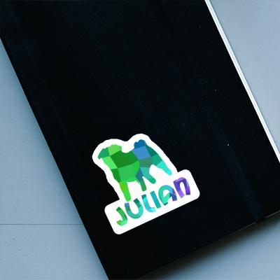 Sticker Julian Pug Sticker Julian Pug Image