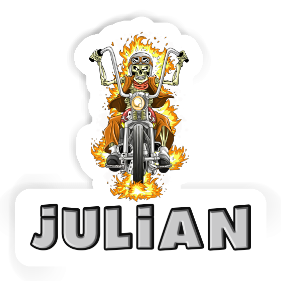Motorbike Rider Sticker Julian Motorbike Rider Sticker Julian Image