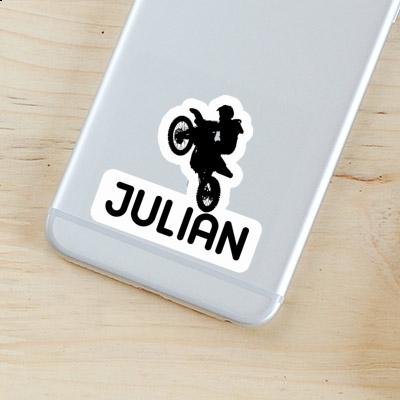 Motocross Rider Sticker Julian Notebook Motocross Rider Sticker Julian Notebook Image