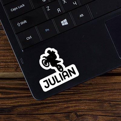 Motocross Rider Sticker Julian Laptop Motocross Rider Sticker Julian Laptop Image