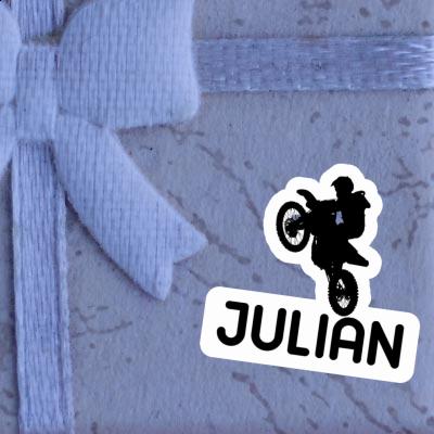 Motocross Rider Sticker Julian Notebook Motocross Rider Sticker Julian Gift package Image