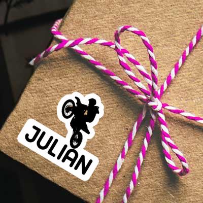 Motocross Rider Sticker Julian Notebook Motocross Rider Sticker Julian Gift package Image