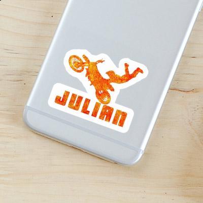 Motocross Rider Sticker Julian Notebook Motocross Rider Sticker Julian Gift package Image