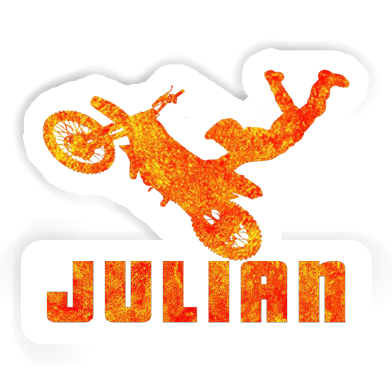 Motocross Rider Sticker Julian Notebook Motocross Rider Sticker Julian Notebook Image