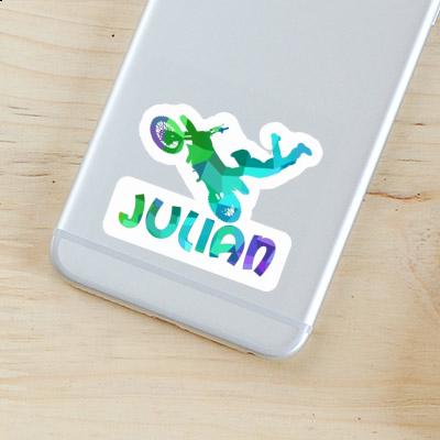 Motocross-Fahrer Aufkleber Julian Laptop Motocross-Fahrer Aufkleber Julian Laptop Image