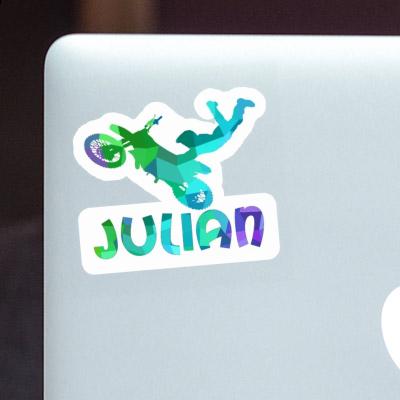 Sticker Motocross Rider Julian Notebook Sticker Motocross Rider Julian Gift package Image