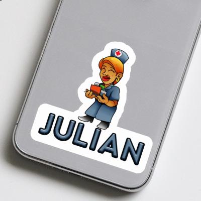 Julian Sticker Nurse Notebook Julian Sticker Nurse Gift package Image