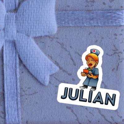 Julian Aufkleber Pflegefachfrau Notebook Julian Aufkleber Pflegefachfrau Gift package Image