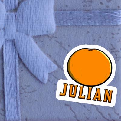 Autocollant Julian Orange Autocollant Julian Orange Image