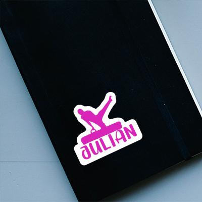 Gymnast Sticker Julian Notebook Gymnast Sticker Julian Notebook Image