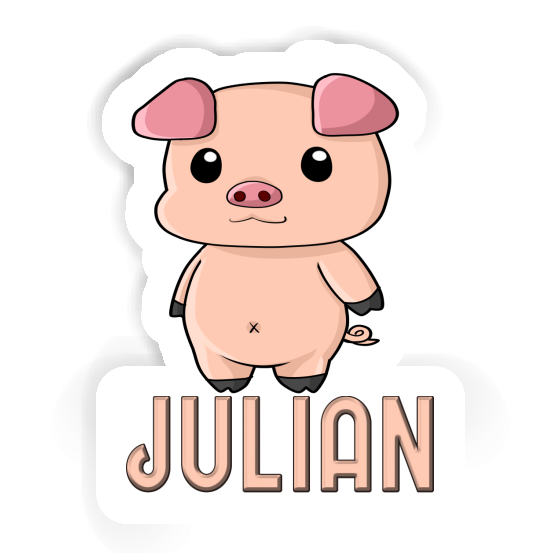 Piglet Sticker Julian Piglet Sticker Julian Image