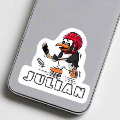 Sticker Ice Hockey Penguin Julian Sticker Ice Hockey Penguin Julian Image