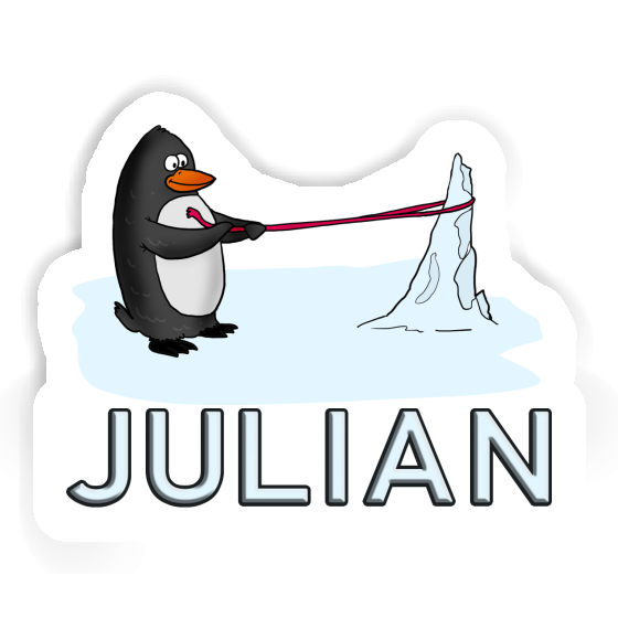Julian Sticker Penguin Notebook Julian Sticker Penguin Gift package Image