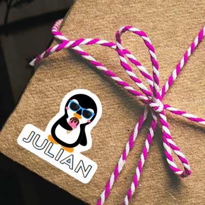 Julian Sticker Penguin Notebook Julian Sticker Penguin Gift package Image