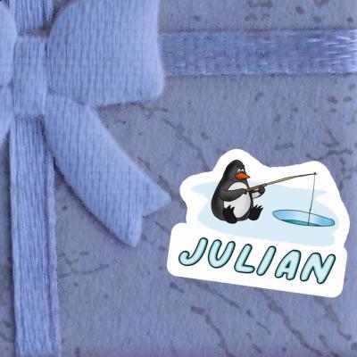Julian Sticker Fishing Penguin Notebook Julian Sticker Fishing Penguin Gift package Image