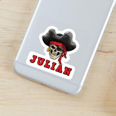 Autocollant Tête de pirate Julian Notebook Autocollant Tête de pirate Julian Gift package Image