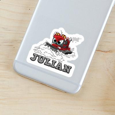 Sticker Julian Snow groomer Notebook Sticker Julian Snow groomer Gift package Image