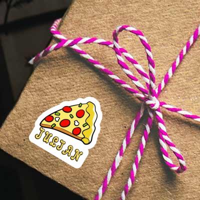 Julian Sticker Pizza Notebook Julian Sticker Pizza Gift package Image