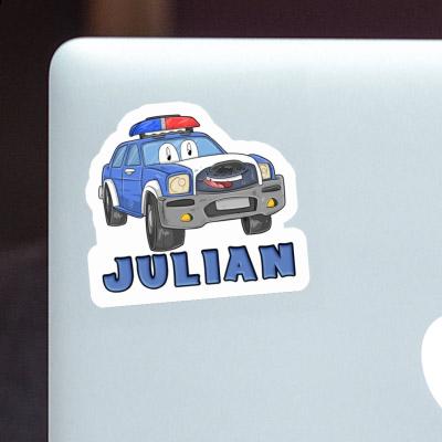 Autocollant Julian Voiture de police Autocollant Julian Voiture de police Image